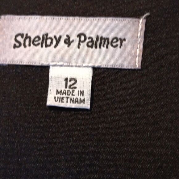 Shelby & Palmer Green Peplum Dress. Colorblock. Professional. Career - Picture 6 of 9
